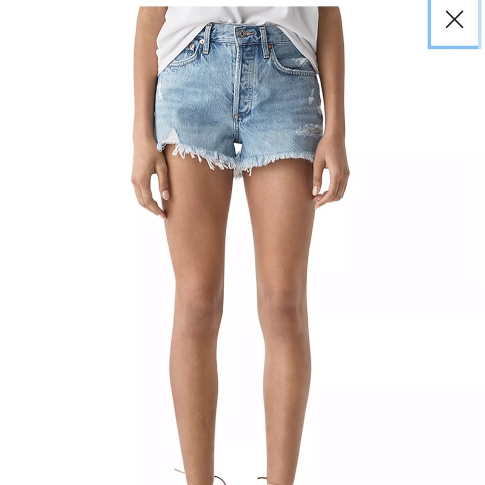 AGOLDE Parker Vintage Cut Off Shorts
